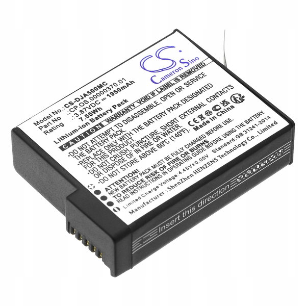 Akumulator CAMERON SINO CS-DJA500MC 1950 mAh do Dji Osmo Action 5 Pro