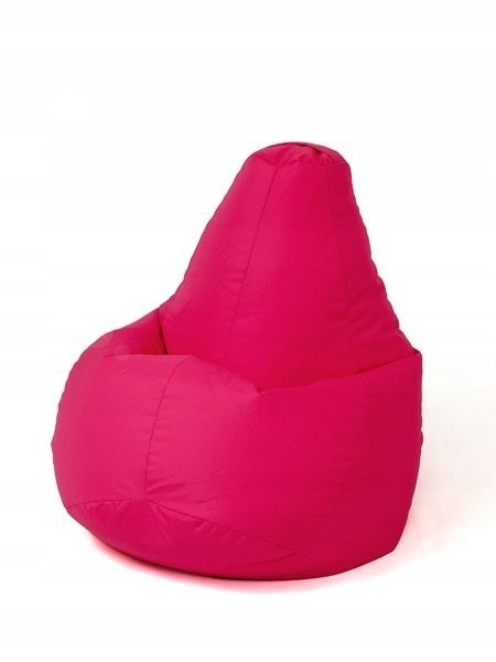 Pufa worek GO GIFT Gruszka Fuksjowy L 105 x 80 cm