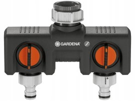 Przyłącze kranowe GARDENA z 2 wyjściami 3/4" 1" 08193-20