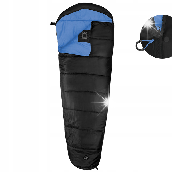 Śpiwór SPOKEY Nordic 250 Czarno-niebieski