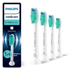 Oryginalne końcówki PHILIPS Sonicare C1 HX6014/87 Średnio miękkie 4 szt.