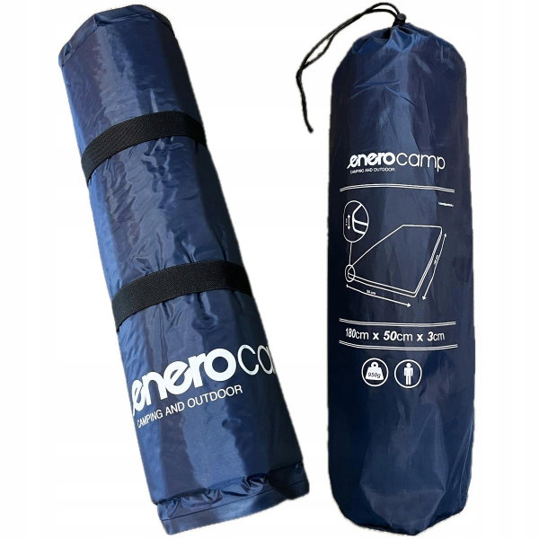 Mata samopompująca ENERO CAMP 1054377 Granatowy