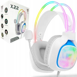 Słuchawki ONIKUMA X22 RGB Biały