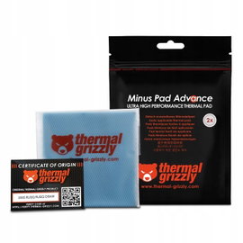Termopad THERMAL GRIZZLY Minus Pad Advance 2 sztuki (100 x 100 x 1)