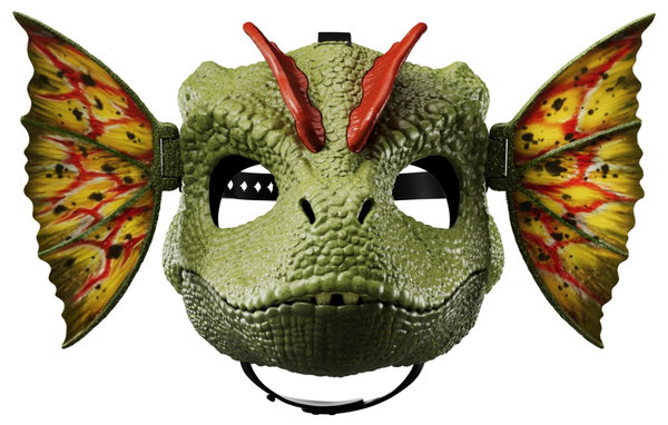 Zabawka JURASSIC WORLD Maska Chaos Theory Dilofozaur HXF55