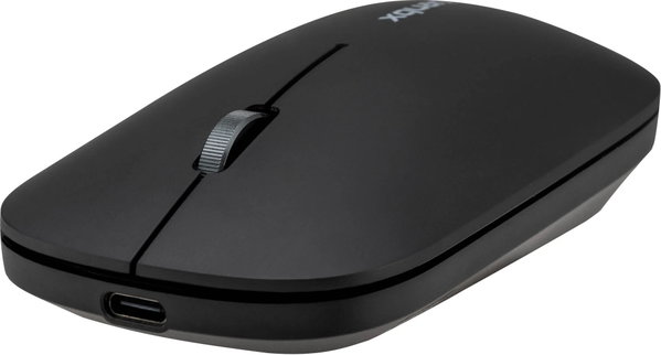 Mysz XQUANTUM WM400K Czarny + Podkładka XQUANTUM MP200K Czarny