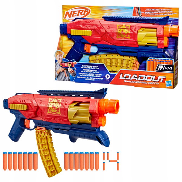 Wyrzutnia NERF Loadout Shadow Speed Recon G17594N0