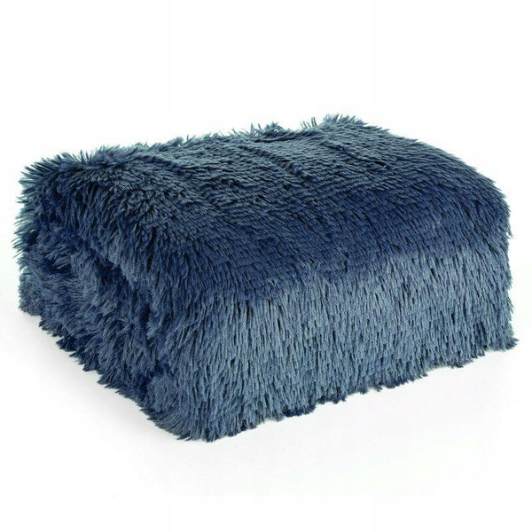 Koc EUROFIRANY Design 91 Tiffany 1 170 x 210 cm Granatowy