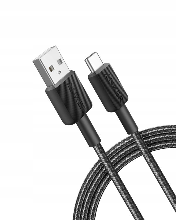 Kabel USB-A - USB-C ANKER 15W 1.8 m Czarny