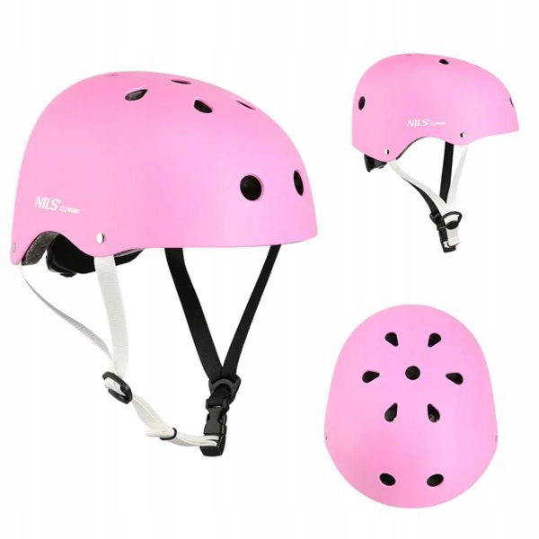 Kask NILS EXTREME MTW001 Różowy (rozmiar S)