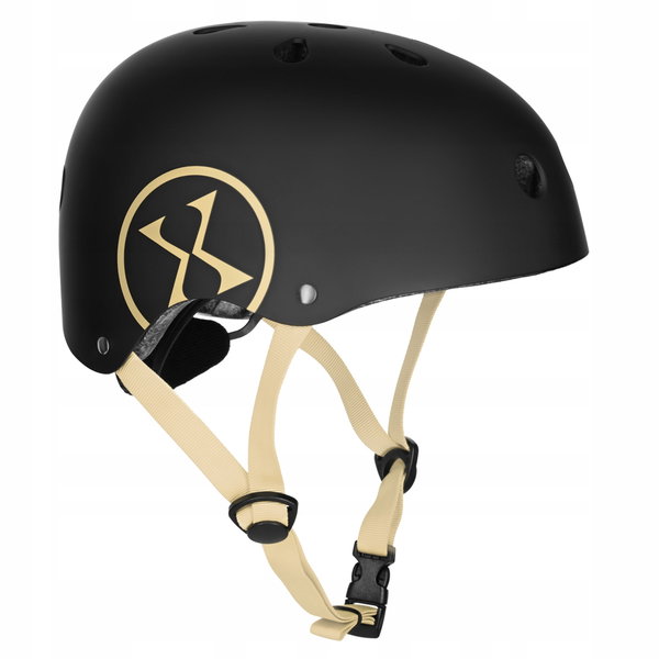 Kask NILS EXTREME MTW001-1 Czarno-beżowy (rozmiar S)
