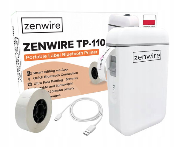 Drukarka ZENWIRE TP-110 Złącze USB