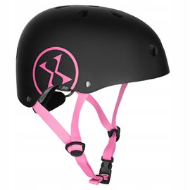 Kask NILS EXTREME MTW001-1 Czarno-różowy (rozmiar S)