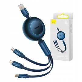 Kabel USB - Micro USB/Lightning/USB-C BASEUS Bright Mirror 3w1 1.1m
