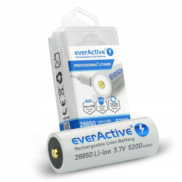 Baterie EVERACTIVE EV26650-52M AAA / LR3