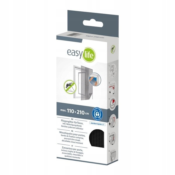 Moskitiera EASY LIFE Alu (120 x 140) Brązowy