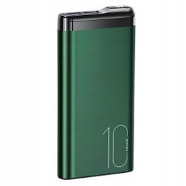 Powerbank USAMS PB55 10000mAh 2xUSB LED zielony