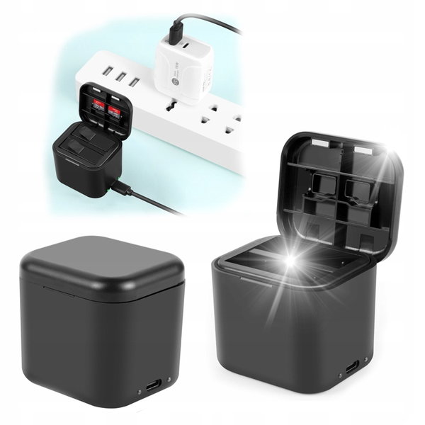 Ładowarka do akumulatorów PULUZ PU968B do Insta 360 Ace/Ace Pro