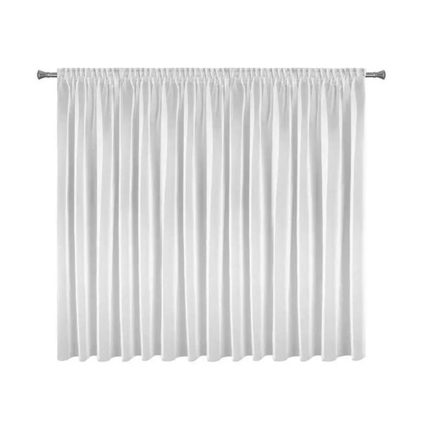 Firana gotowa EUROFIRANY Ella Line Sylvia 350 x 150 cm Biały