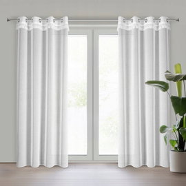 Firana gotowa EUROFIRANY Kira 1 140 x 250 cm Biały
