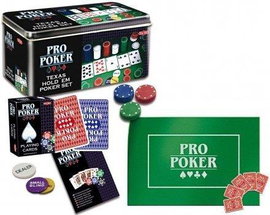 Gra karciana TACTIC Poker Pro Texas Hold'em Set 03095