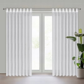 Firana gotowa EUROFIRANY Alexsandra 140 x 250 cm Biały
