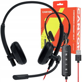 Słuchawki nauszne z mikrofonem CANYON HS-07