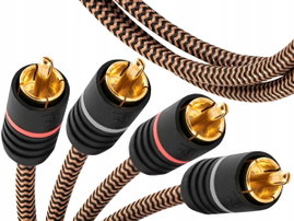Kabel 2x RCA - 2x RCA PROSON Arctic 0.25m