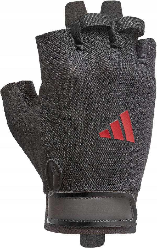 Rękawice treningowe ADIDAS Essential Training (rozmiar S) Czarno-czerwony