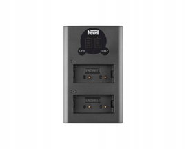 Ładowarka dwukanałowa Newell DL-USB-C do akumulatorów NP-w126