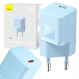 ŁADOWARKA SIECIOWA BASEUS GAN5 MINI 20W NIEBIESKA CCGN050103
