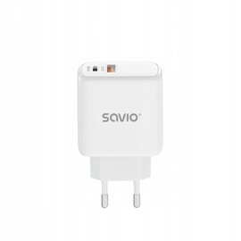 SAVIO LA-06 Ładowarka sieciowa 30W Quick Charge, Power Delivery 3.0