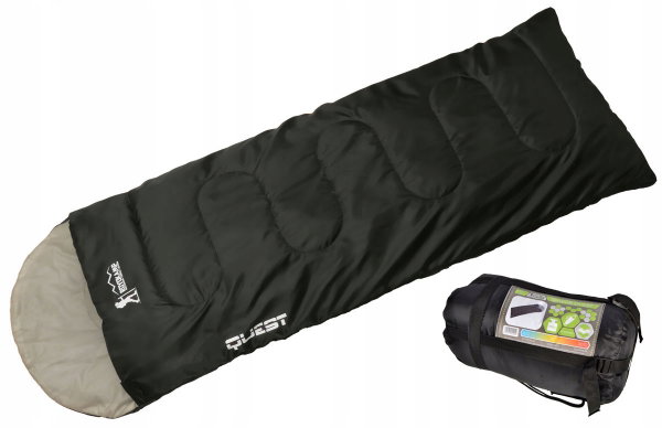Śpiwór mumia ROYOKAMP Quest Czarny 210/70cm