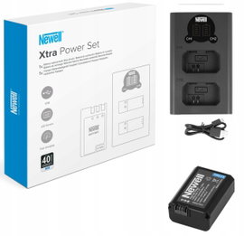 Ładowarka dwukanałowa NEWELL DL-USB-C + akumulator NP-FW50 do Sony