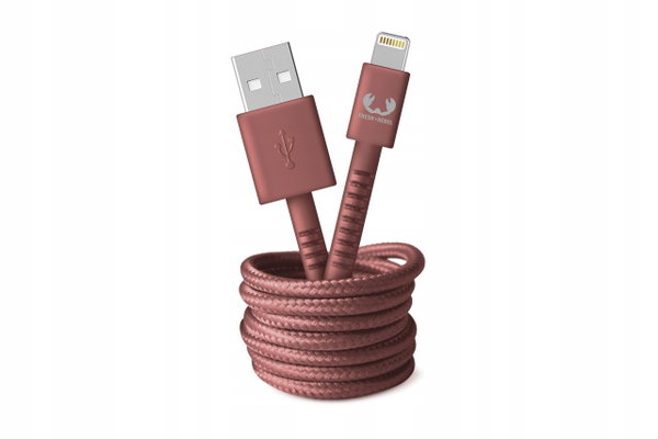 Kabel USB-A - Lightning FRESH N REBEL Red 2.0m