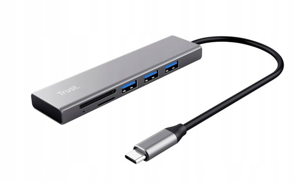 Hub TRUST Halyx 24191 USB Typu C, Pasywny