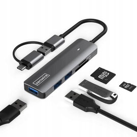 Hub ZENWIRE COMBO BS-HC502 7w1 USB 3.2 Gen. 1, Pasywny