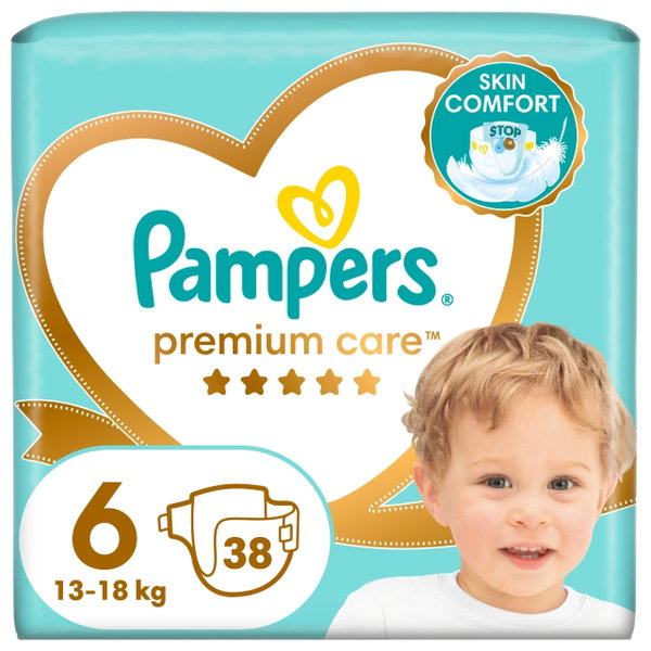 Pieluchy PAMPERS Premium Care 6 (38 szt.)