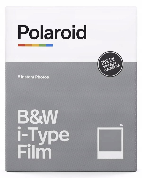 Wkłady do aparatu POLAROID B&W i-Type Film