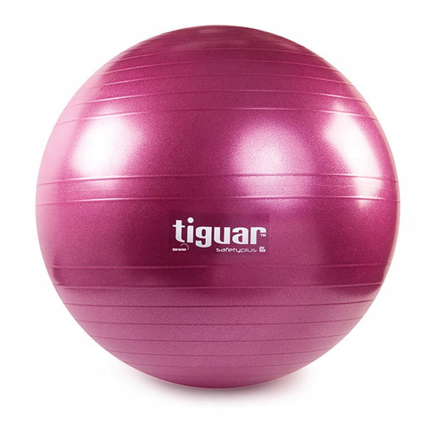 Piłka gimnastyczna TIGUAR Safety Plus Fioletowy (65 cm)