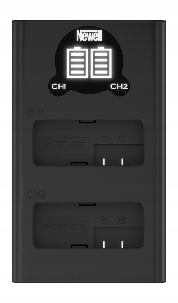 Ładowarka dwukanałowa NEWELL DL-USB-C do akumulatorów CPSS1B do GoPro 13