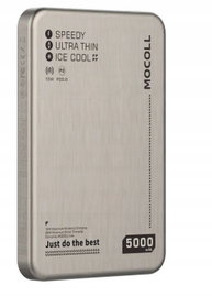 Powerbank MOCOLL Ultra Slim Tiny Icy Crystal 5000 mAh 20W Złoty
