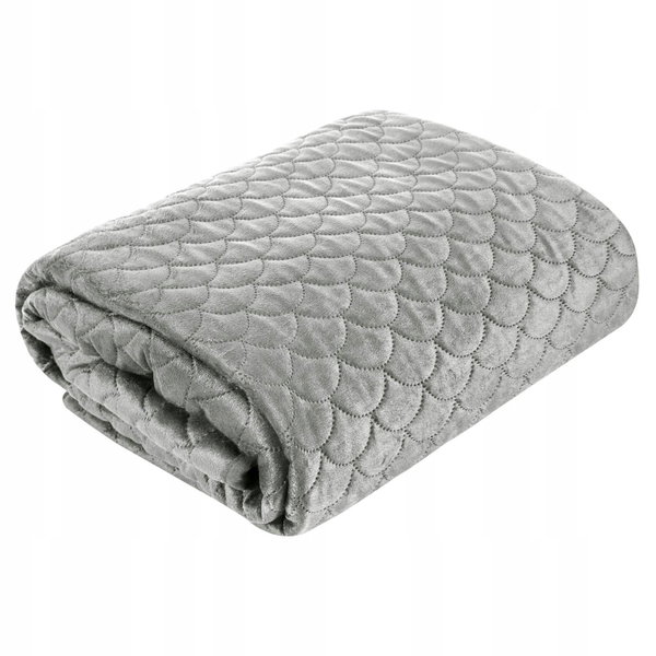 Narzuta EUROFIRANY Ariel 170 x 210 cm Srebrny