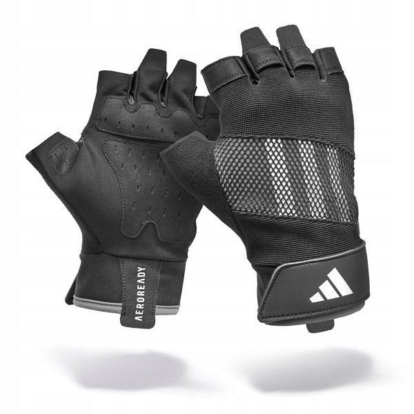 Rękawice treningowe ADIDAS Performance Training (rozmiar S) Czarno-szary