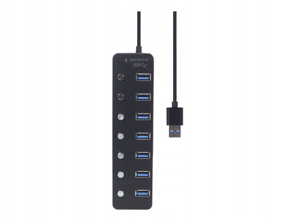 Hub GEMBIRD UHB-U3P7P-01 USB 3.2 Gen. 1, Pasywny