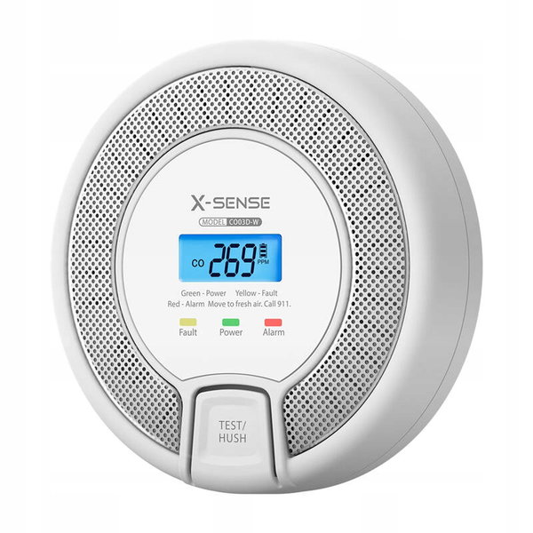 Czujnik tlenku węgla (czadu) X-SENSE CO03D-W