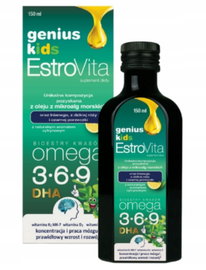 Olej Omega 3-6-9 ESTROVITA Genius Kids (150 ml)