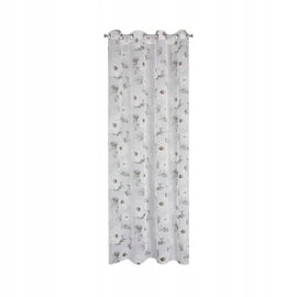 Firana gotowa EUROFIRANY Bessy 140 x 250 cm Biało-różowy
