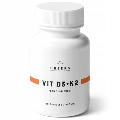 Witamina D3 + K2 CHEERS (60 kapsułek)