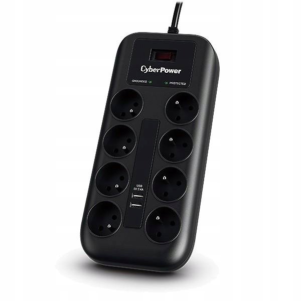 Listwa CYBERPOWER P0820SUF0-FR (1.8 m) czarna